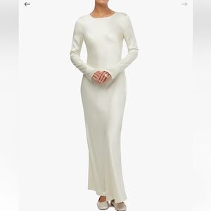 WeWoreWhat Cream Maxi Dress